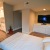 Bedroom Living Area in a Studio at Lincoln Court Apartments in Philadelphia, PA